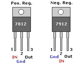 Стабилизаторы напряжения AN7812 и AN7912